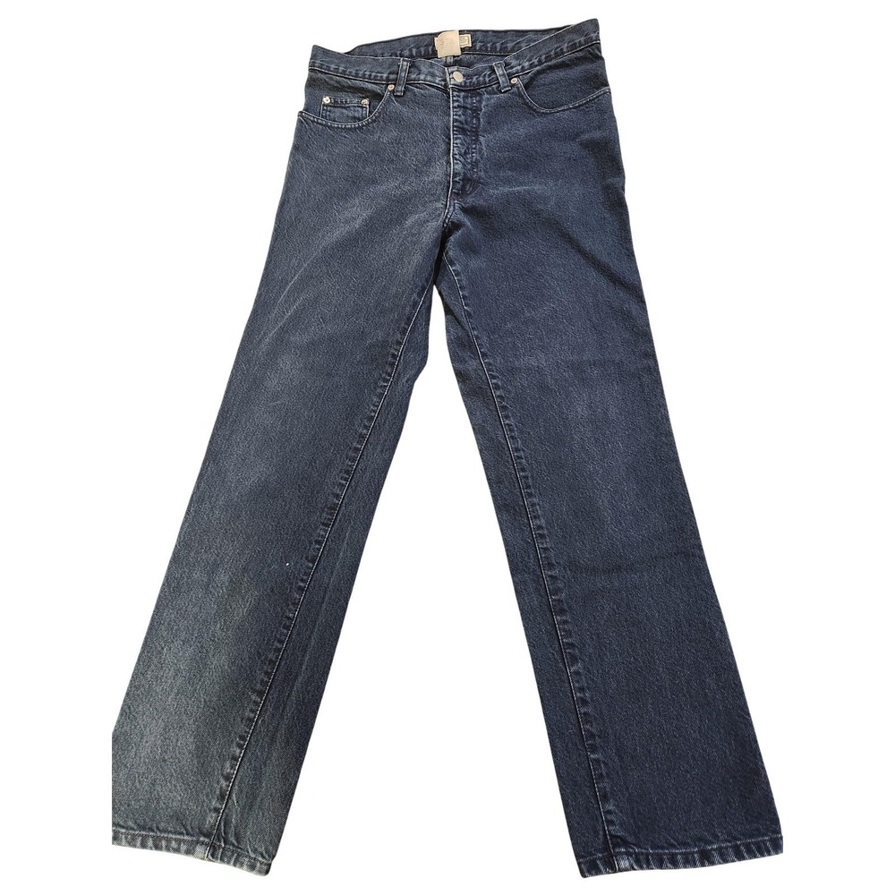 VTG Guess Jeans Mens 34x29 Blue Made In USA Regular Straight Med Wash 10001-30